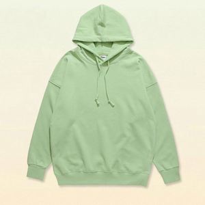 H5574 Vente en gros de sweats à capuche pour hommes en coton mélangé 350 g/m², grandes tailles, sweats à capuche vierges doublés en molleton français - Product Image 6