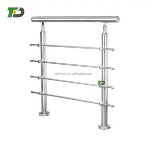 DF Outdoor Indoor New Design Handrail Balcony Rod Railing Stainless Railing
