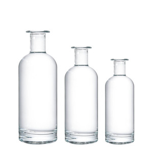 Bán buôn thêm trắng Flint 750ml 500ml 375ml 200ml 100ml chai thủy tinh Vodka tinh thần Gin Rum Glass rượu chai - Product Image 5