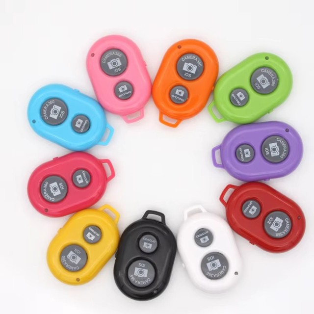 Compatible Remote Control Button Wireless Controller Self-Timer Camera Stick Shutter Release Monopod Selfie for IOS/Android