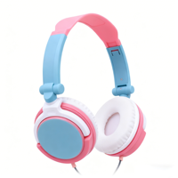 Casque filaire bon marché pour enfants et étudiants, casque supra-auriculaire pour enfants, casque pour salle de classe