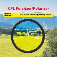 Objectif CPL universel à clipser de 52 mm, filtre polarisant rotatif pour téléphone portable, élimine les reflets, photographie de paysage, vlog