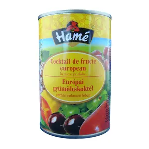 Chinese Wholesale Delicious Can Food Canned Mix Fruit Cocktail