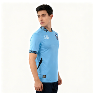 Maillot de football européen personnalisable - Service OEM <span class=keywords><strong>Man</strong></span> <span class=keywords><strong>City</strong></span> 25/26, découpe automatisée, ensembles d'équipe de football 100% polyester - Product Image 4