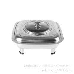 Buffet Stove With Detachable Legs Insulated Round Four Legged Portable Outdoor Picnic Alcohol Stove - Product Image 2