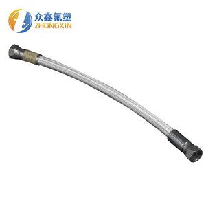 High Pressure Hose High Quality China Factory Price S.s 304 Stainless Braided Ptfe Hydraulic Hose Assemblies