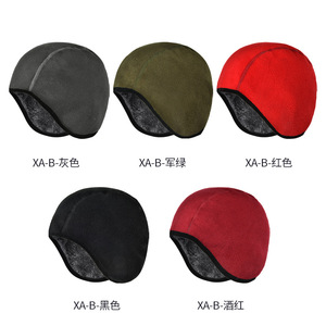 Ski Cap Fleece Lined Windproof Keep Warm Melon Shaped Hat For Cycling Skiing Mountaineering Sports Outdoor Use - Product Image 2