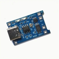 10 pièces/lot, batterie au lithium 18650 5V 1A, interface USB Mirco TYPE-C, module de charge TP4056