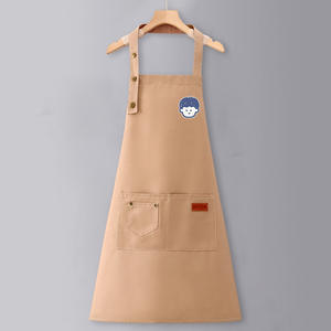 Mode <span class=keywords><strong>coton</strong></span> cuisine Chef tabliers uniforme pour femme hommes cuisine travail en Grill Restaurant Bar boutique cafés beauté ongles Studios - Product Image 4