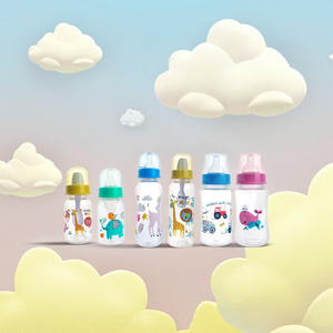 Portable BPA-Free Eco-Friendly PP PPSU <strong>Glass</strong> <strong>Feeding</strong> <strong>Bottle</strong> Custom Logo Baby <strong>Bottle</strong> with Animal Pattern for Newborns 0-12 Months - Product Image 6