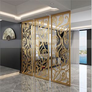 EX373 Custom Laser Cut Stainless Steel <b>Screen</b> Metal <b>Decorative</b> <b>Screen</b> Room Divider Partition <b>Decorative</b> - Product Image 6