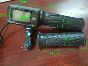 Xe Đạp Điện Xe Ba Bánh Xe Đạp Tay Ga Xoắn MTB + Công Tắc Khóa/Khóa/Hành Trình + Hiển Thị Tốc Độ Dụng Cụ 36v48v60v - Product Image 3