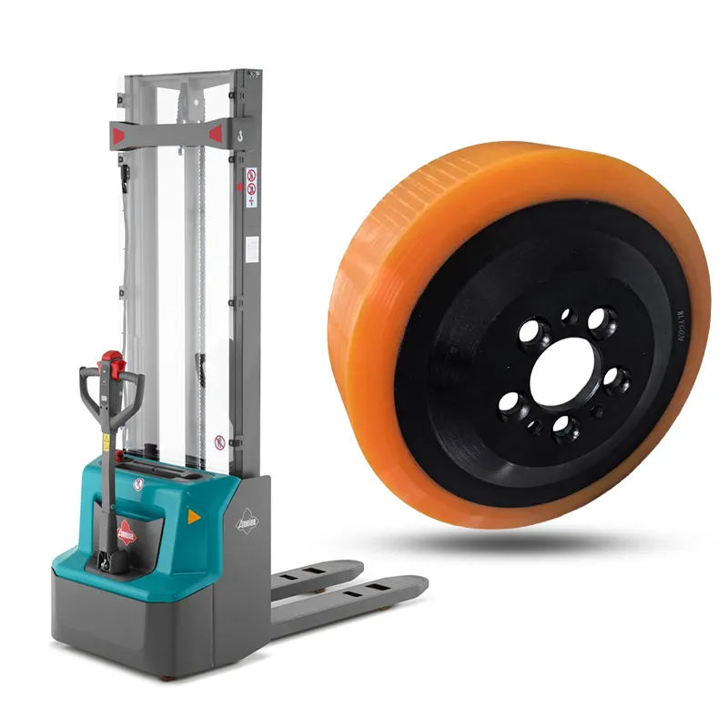 JUNGHEINRICH PU Drive Wheels 230*75mm Apilador eléctrico Carretilla elevadora Neumático de conducción de poliuretano