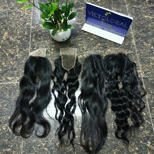 Extensions de cheveux Closure Cheveux vierges crus vietnamiens - Product Image 2