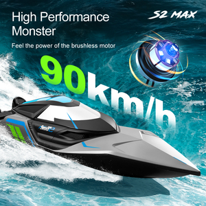 Barco RC Profesional 88RC S2 sin Escobillas, 90KM/H de Alta Velocidad, 4 Canales, Listo para Usar, <span class=keywords><strong>Lancha</strong></span> de Carreras a Control Remoto - Product Image 4