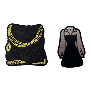 Оптовая продажа: нашивка-аппликация на одежду и головные уборы с вышивкой Бетти Буп, дизайнерская, на пришивной основе, модный аксессуар для одежды - Product Image 4