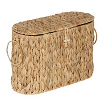 Organizador de Armazenamento para Casa e Cozinha, Cesto de Rattan Sintético PP, Caixa de Armazenamento Resistente à Água