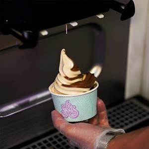 Ciotole di Carta per Gelato Personalizzate con Logo, 4oz 5oz 8oz 10oz 12oz 16oz 20oz, Stampa CMYK di Grado Alimentare con Coperchi - Product Image 4