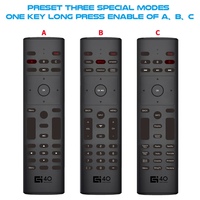 Deko — Mini-clavier à distance avec fonction vocale, modèle G40S, 2.4G, sans fil, fonction d'apprentissage IR, souris, fonction d'apprentissage, peut s'oem, pour Android TV Box