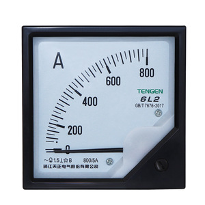 Amperímetro Analógico Tengen 6L2 800/5A CA Clase 1.5 para Panel - Product Image 1