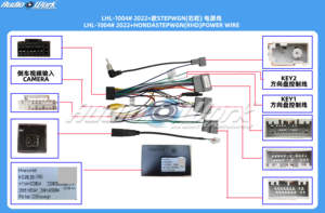 LEMONTON para TOYOTA 2022 HONDA STEPWGN Decoración Interior de Automóviles y Accesorios Marco de Estéreo Panel de Moldura Marco de Instalación - Product Image 5