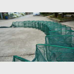 Lenthway gấp multifilament Lưới Đánh Cá dài túi cua loach lồng Ấn Độ đúc <span class=keywords><strong>Net</strong></span> trong nylon & PA đôi nút phong cách - Product Image 3