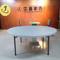 Mesa de Comedor Plegable de Plástico HDPE con Diseño Moderno, Construcción Duradera, Resistente al Agua, Capacidad de 500 kg para Uso en Exteriores y Aplicaciones Hoteleras