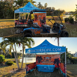 Tenda Pop-Up Personalizzata in Alluminio 10x10 Resistente, Monostrato Esagonale, Gazebo Pubblicitario per Eventi al Chiuso con Opzione di Stampa Logo - Product Image 6