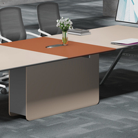 Table de direction design avec ports USB et de données, durable, élégante, pour studio créatif