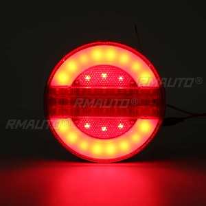 2 Luces Traseras LED Dinámicas de 24V para Remolque, Camión, Luz de Freno, DRL, Luz de Señal de Giro, Luz Estroboscópica para Auto, Barco, Autobús, Camioneta, Caravana - Product Image 1