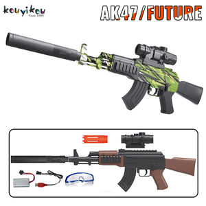 HOT adultos elétrico contínuo shell ejeção brinquedo arma ao ar livre tiro batalha jogo meninos M416 <span class=keywords><strong>AK</strong></span> água macio bala arma - Product Image 3