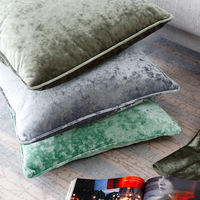 Housse de coussin en velours style nordique minimaliste, housse de coussin de canapé en velours motif fleur de glace, housse de coussin décorative pour salon et chambre