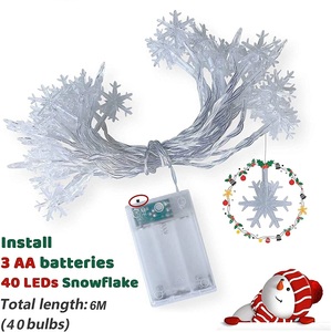 Lãng mạn <span class=keywords><strong>LED</strong></span> New Year & đèn giáng sinh bông tuyết Sao Cổ tích trang trí giá rẻ bán buôn Đảng chiếu sáng cho kỳ nghỉ trang trí - Product Image 6