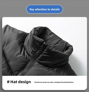 Chalecos Acolchados Personalizados sin Mangas para Hombre, Invierno 2025, Chalecos con Cierre de Cremallera Unisex de Talla Grande al por Mayor - Product Image 4