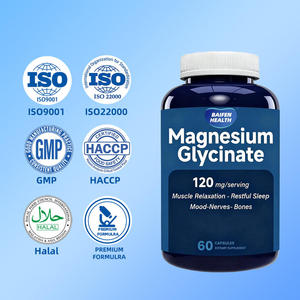 Suplementos de Glicinato de Magnesio 3 en 1 OEM/ODM, Cápsulas y Tabletas de Glicinato de Magnesio de 400 mg y 500 mg - Product Image 3