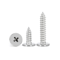 Qualité 18-8 17-7 acier inoxydable SS304 A2-70 A2-80 vis à tête ronde plate et fine encastrées croisées