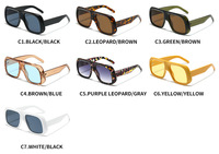 Nouvelles Lunettes de Soleil Carrées Surdimensionnées NQ 5723 Style 2026 – Monture Irrégulière Chic Europe/US, Verres Transparents, Unisexe, Protection UV400 en PC