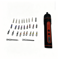 Kit de perceuse-visseuse électrique sans fil rechargeable durable avec embouts pratiques, outil électrique portable pour la maison