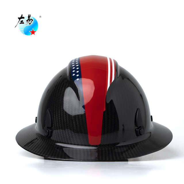 PPE Construction Hard Hat Fall Protection Equipment Personal Rescue Carbon Fiber Safety Helmet