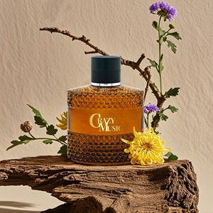 Kede 100mL Aroma de cuero de larga duración Lujoso Floral Oudh Parfum en elegante botella acanalada - Product Image 5