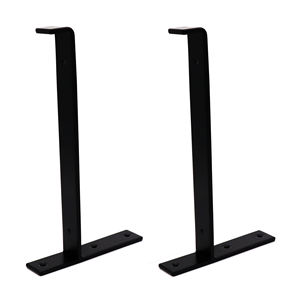 Schwarze Regal halterungen Schwimmende Regale Industrielle schwarze schwimmende Regale Retro Wand halterung für quadratische Regal halterungen - Product Image 3