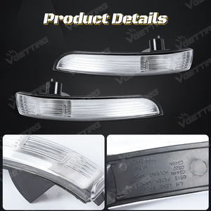 Feux de rétroviseur dynamique d'indicateur d'accessoire de voiture directe d'usine pour Ford Kuga Escape <span class=keywords><strong>Ecosport</strong></span> 2013-2019 AUCUNE AMPOULE INCLUSE - Product Image 2