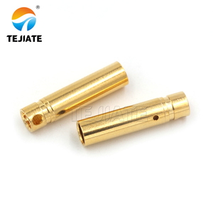 Conector Banana de 4.0mm con Contacto de Cobre Chapado en Oro, 55A, Tipo Bala para Motor ESC, Conexión Macho-Hembra Tipo <span class=keywords><strong>RCA</strong></span> de 7u - Product Image 2