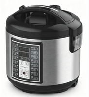 Autocuiseur numérique automatique 5L 10 programmes 860W avec écran LED et cuve en acier inoxydable, accessoires complets pour la vente en gros