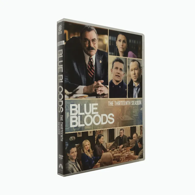 Blue Bloods temporada 13 Últimas películas en DVD 4 discos Fábrica al por mayor Películas en DVD Serie de TV Dibujos animados CD Blue Ray Envío gratis