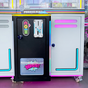 Münzbetriebene englische Metall-Puppenmaschine für Kinder, 1 Jahr Garantie, Mini-Gewinnspiel, Greifautomat mit Blinklicht, Direktverkauf ab Werk - Product Image 5