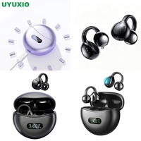 Écouteurs sans fil à oreille ouverte pour la musique et les appels, étanches IPX7, avec commandes tactiles, pour les magasins d'accessoires mobiles, et étui de chargement avec affichage de l'alimentation intelligent
