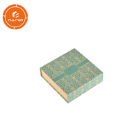 Boîte-cadeau carrée en carton de luxe, emballage en papier praline de chocolat, boîte de pâtisserie de date