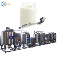 Ligne de production laitière complète, équipement d'usine de traitement et d'emballage du lait automatique, système de qualité alimentaire personnalisable, moteur