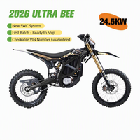 Suron Ultra Bee 2026, la toute nouvelle Ultra Bee 74V 24.5KW, vélo électrique homologué pour la route, moto électrique tout-terrain Surron Ultra Bee